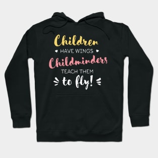 Childminder Gifts - Beautiful Wings Quote Hoodie